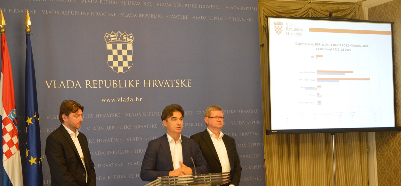 Potpredsjednik Grčić: Rast BDP-a pokazuje da hrvatsko gospodarstvo ide naprijed 